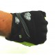 Rukavice SHOCK ST-03 na motorku Black/Green