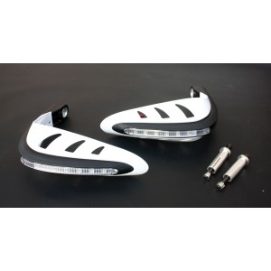 Chrániče páček s Led blinkry na motocykly, skůtry a ATV.