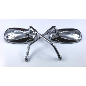 Zrcátka na motorku Chopper-chromová.