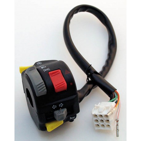 Přepínač světel pro motocykly.