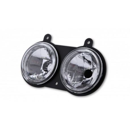 Dvojité Dakar přední světlo do kapotáže motocyklů.