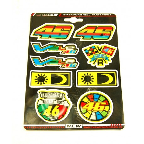 Samolepky Vale 46, Gelové.