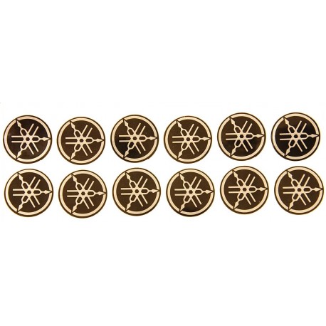 Samolepky Logo YAMAHA 19 mm