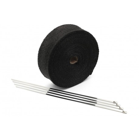 Omotávka výfuků, černá, 10 m.