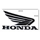 Křídla polep nádrže Honda.