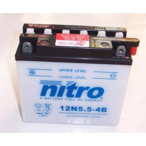 Baterie NITRO 12N5.5-4B na motorku
