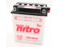 Baterie NITRO YB12A-B na motorku