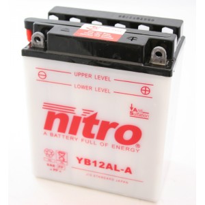 Baterie NITRO YB12AL-A na motorku