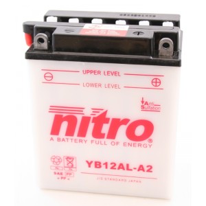 Baterie NITRO YB12AL-A2 na motorku