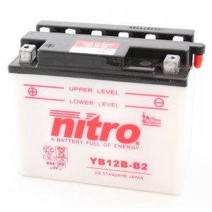 Baterie NITRO YB12B-B2 na motorku
