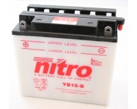 Baterie NITRO YB16-B na motorku
