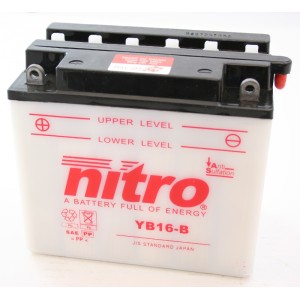 Baterie NITRO YB16-B na motorku