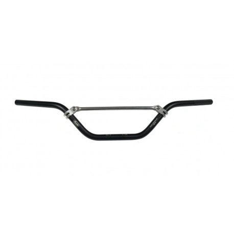 Řídítka Accel s hrazdou na motocykly a ATV, černá 22 mm.