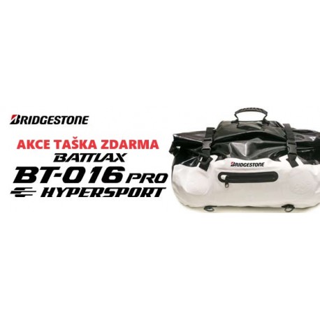 120 70 17 *+ 180 55 17 Sada pneu Bridgestone BT 016 PRO s taškou.