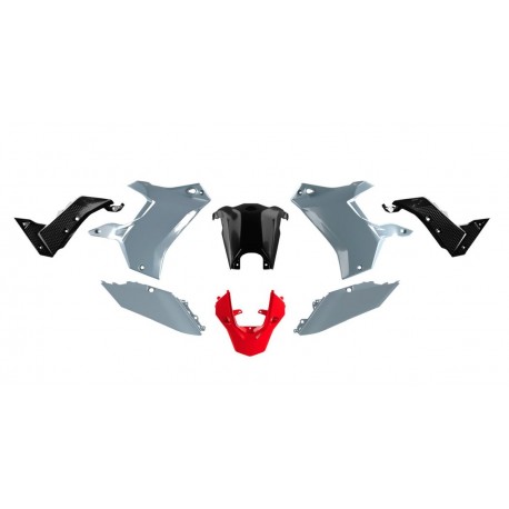 Plasty na Yamaha Tenere 700 ŠEDO/ČERNÁ/ČERVENÁ.