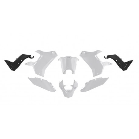 Sada plastů Yamaha Tenere 700, bílo-černá, Racetech