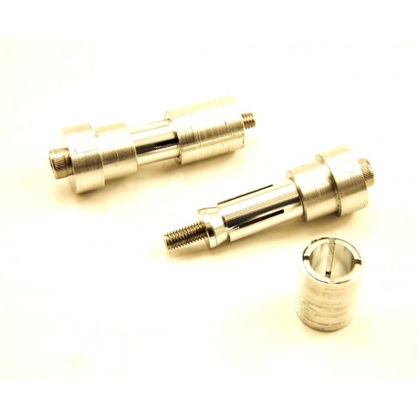 Redukce pro Honda CB, CBF, CBR, NX,VFR, VTR na montáž závažíček, zrcátek nebo chráničů páček.