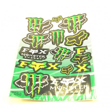 Samolepky Monster FOX, Arch 250x200 mm