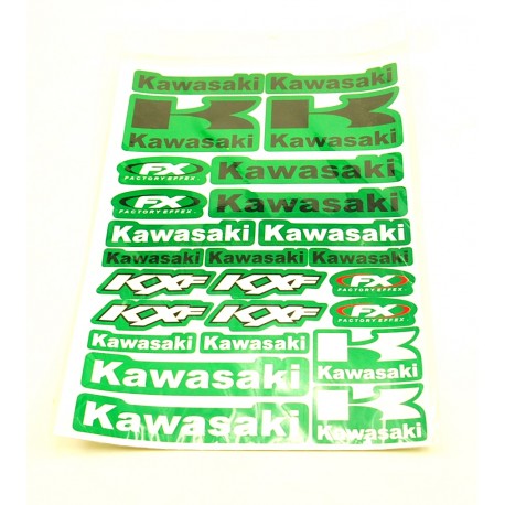 Samolepky Kawasaki logo, Arch 230x200 mm