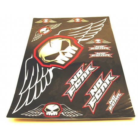 Samolepky No Fear velký Arch.