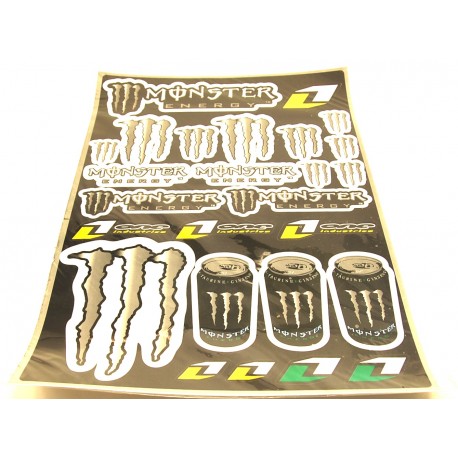 Samolepky Monster šedé, velký Arch.