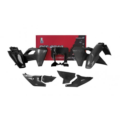 Sada plastů Husqvarna TE 300 TBI 2024-, Barva černá.