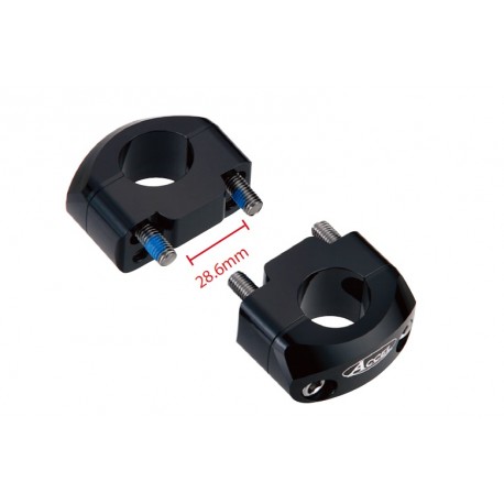 Představce Accel na řídítka 28,6 na 28,6 zvýšení o 20 mm.