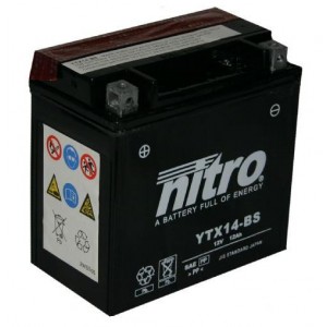 Baterie NITRO YTX14-BS na motorku