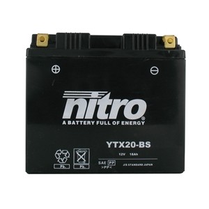 Baterie NITRO YTX20BS na motorku