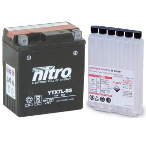 Baterie NITRO YTX7L-BS na motorku