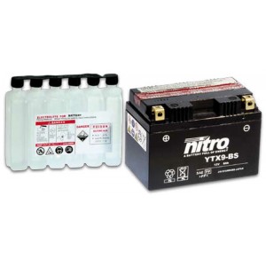 Baterie NITRO YTX9-BS na motorku