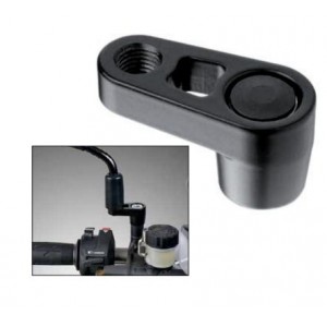 Držák zrcátka, závit M10 / 1.25, pravý, na motorku.