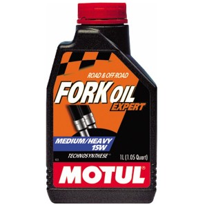 Fork Oil Expert Medium / Heavy 15W 1l, tlumičový olej pro motocykly.
