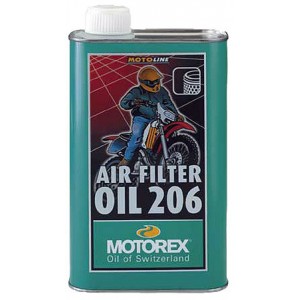 Motorex Air filter oil 206, 1l, olej na vzduchový filtr na motorku.