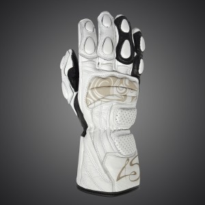Moto rukavice 4SR SG Lady White