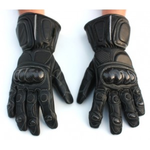 Kožené rukavice na motorku GENEZE CARBON