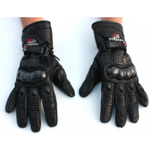 Kožené rukavice na motorku FOR BIKERS