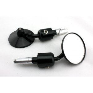 Retro zrcátka na motorky RETRO BLACK