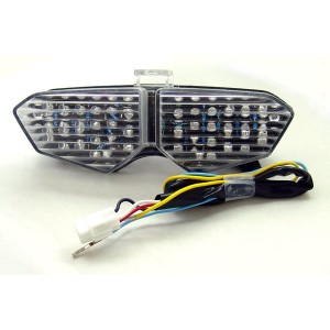 YAMAHA R6 03-05 ZADNÍ SVĚTLO LED - čiré 
