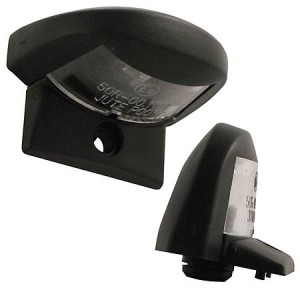 Osvětlení SPZ na motorku black