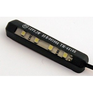 Osvětlení SPZ na motorku black SHIN YO