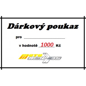 Dárkový poukaz 1000 Kč.