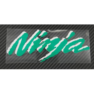 Samolepka Ninja 3M, reflexní, zelená.