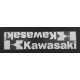 Samolepka Kawasaki, 3M, reflexní.