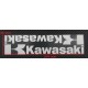 Samolepka Kawasaki, 3M, reflexní.