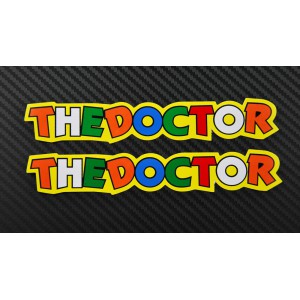 Samolepka Rossi, The Doctor, žlutá.