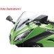 Přední plexi na motorky KAWASAKI - ZX10R, ZX6R, ZX14R, ZX9R