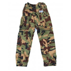 Textilní kalhoty na motorku LUPO - army