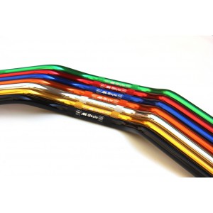 Řidítka na motorku M-style, 22 mm, zahlé