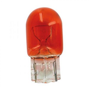 Žárovka T20, 12V 21W, oranžová, 2 ks.